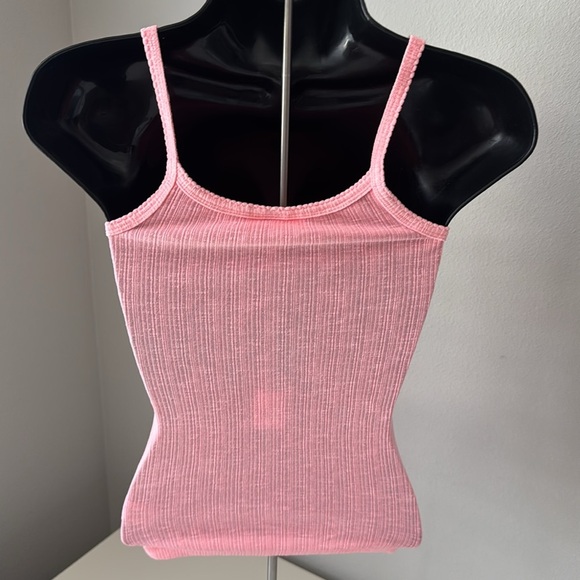 Universal Thread Ribbed Pink Tank Top -  Size XS - Picture 2 of 6